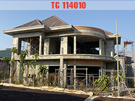 Thi công trọn gói mẫu xây biệt thự nhà vườn 2 tầng mái thái diện tích 180m2 TC114010